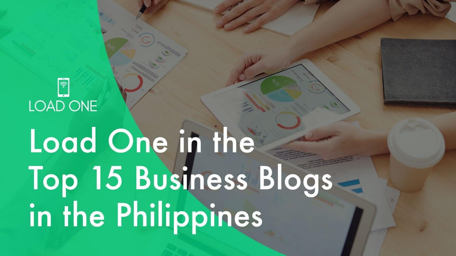 Load One in the Top 15 Business Blogs in the Philippines